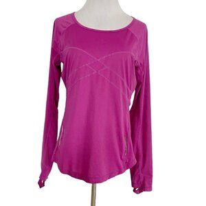 Prana Size Medium Long Sleeve Shirt Athletic Tee